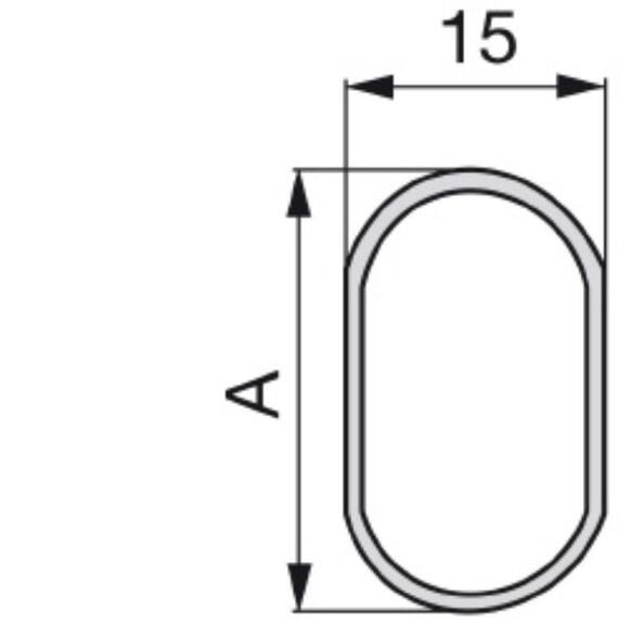 Šatní tyč 2,3m ocel