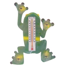 Teploměr venkovní na okno žába 23,5 cm