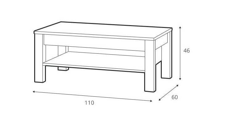Konferenční stolek KAMALI 41