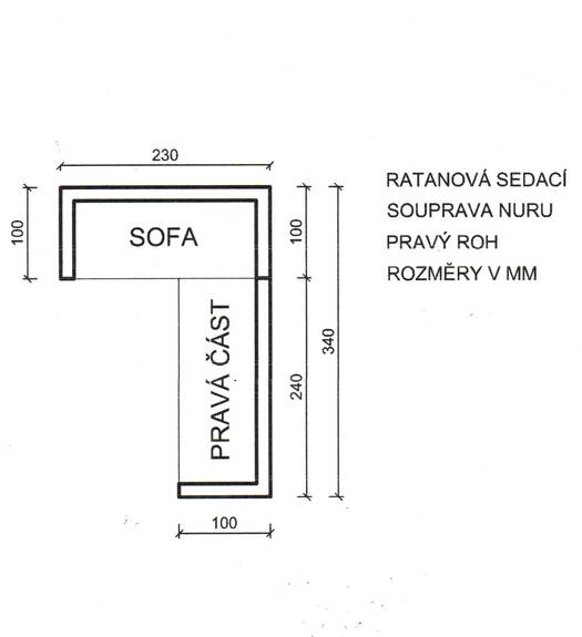 NURU - rohová sedačka