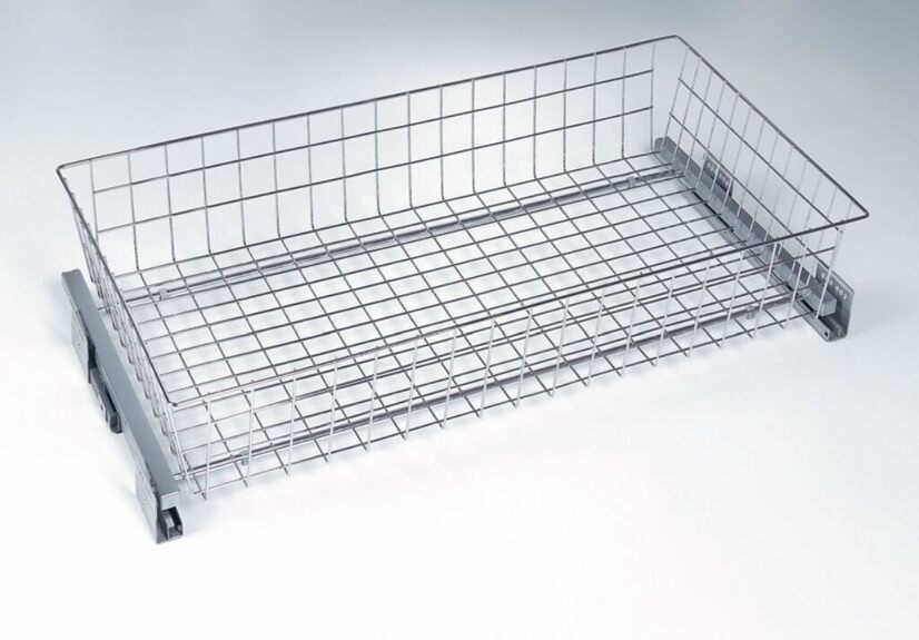 výsuvný šatní koš antracitý epoxid