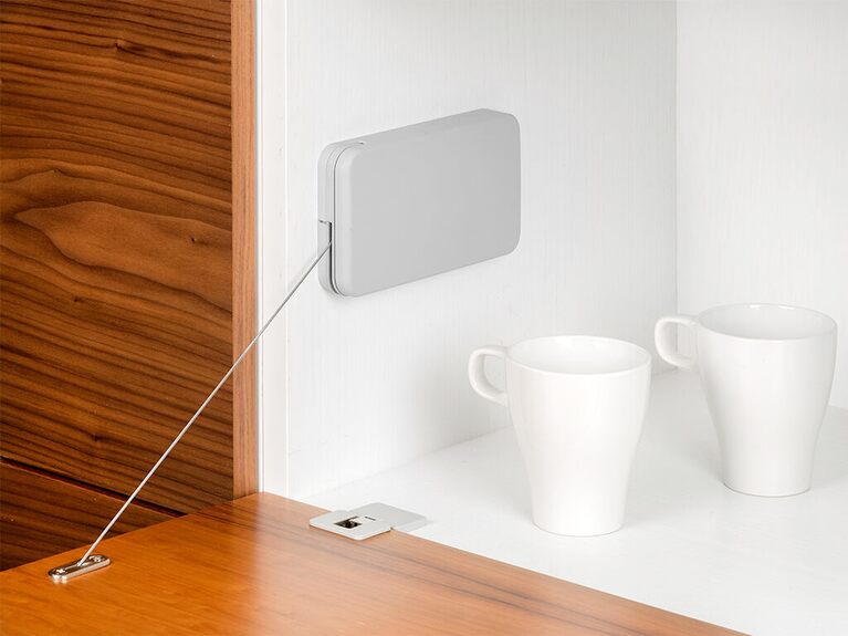 Krýt pro sklopný mechanismus pro dvířka Miniwinch, šedý