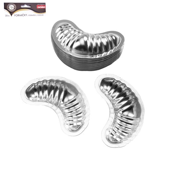 Formička pocín. rohlíček 20 ks malý