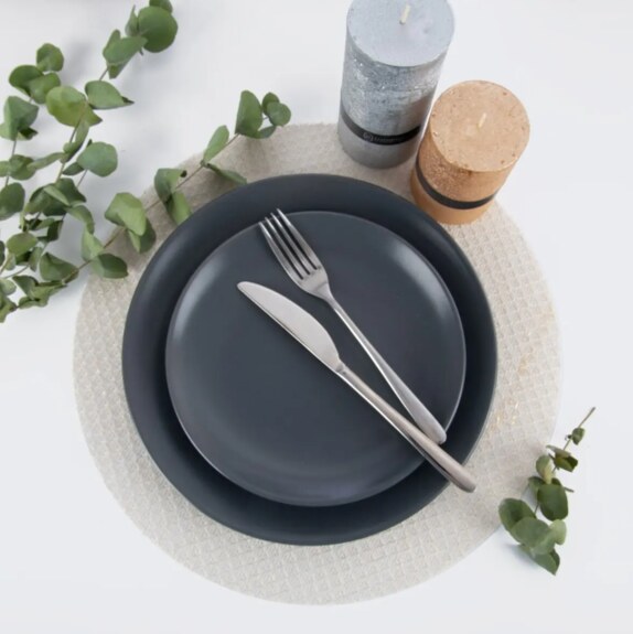 Prostírání UH pr. 38 cm stříbrná