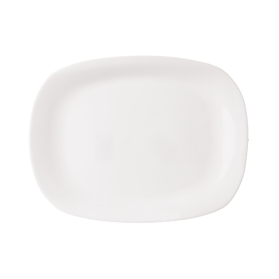 Talíř opál. sklo serv. LUNA 22x16 cm