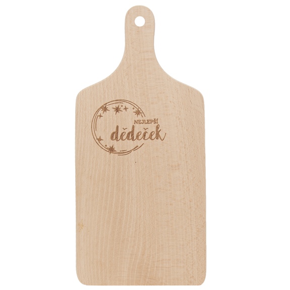 Prkénko dřevo rukojeť NEJLEPŠÍ DĚDEČEK 30x14 cm