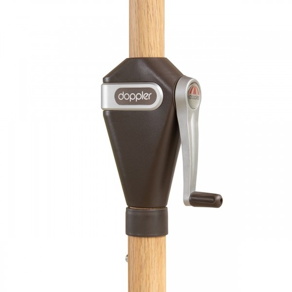 ALU WOOD 3 x 2 m – slunečník s automatickým naklápěním s ULTRA UV ochranou