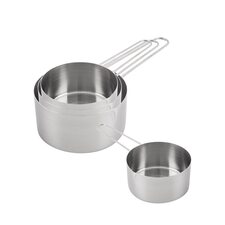 Odměrka nerez 4 ks mix