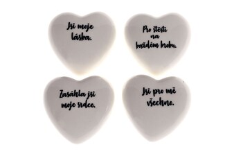 Srdíčko, dekorace s nápisem ARK3504