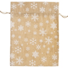 Sáček bavlna zatahovací VLOČKA 35,5x26 cm