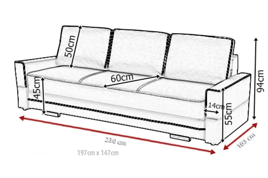 Pohovka Falco Sabina B
