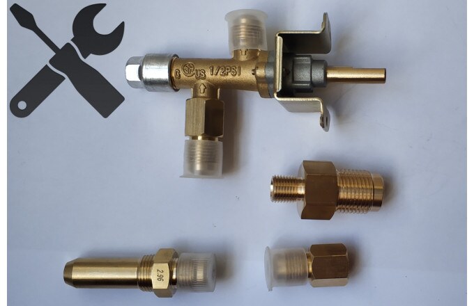 Konverzní kit na zemní plyn - Instalace