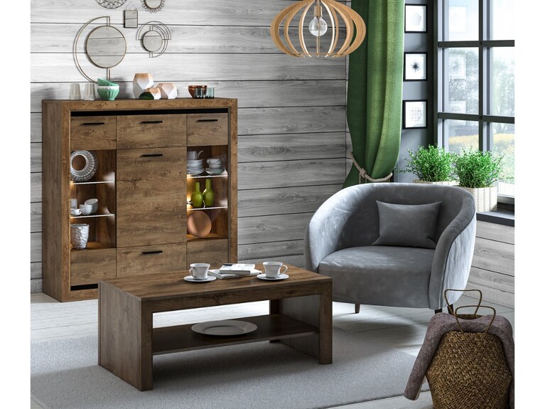 BENITO NEW 1401 konferenční stolek, dub lefkas