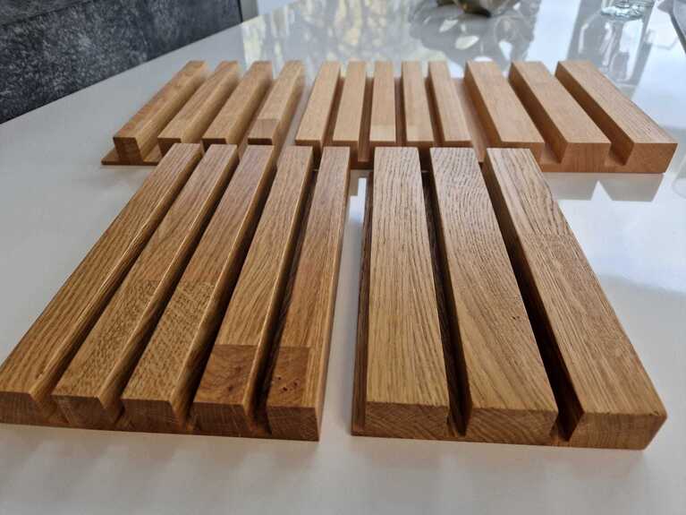 Dekorační obkladový SLAT panel masiv Vzorkovník