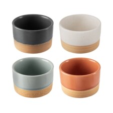 Miska kamenina pr. 6,5 cm serv. set 4 ks