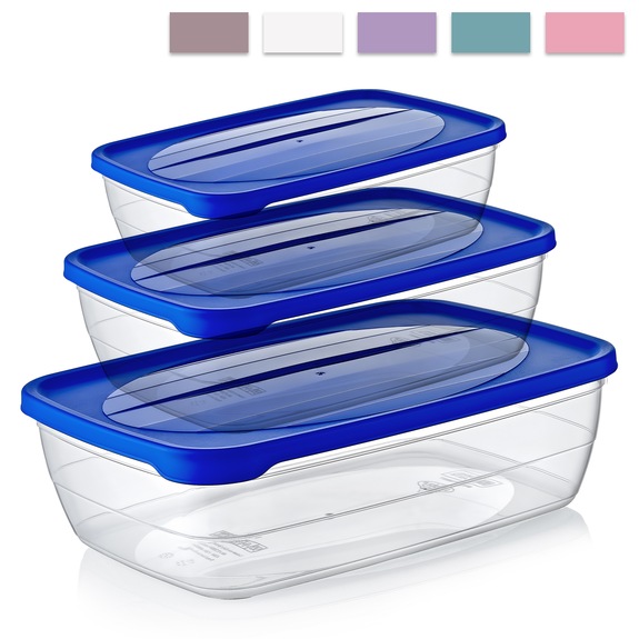 Dóza UH Trend obdélník 3 ks mix