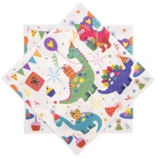 Ubrousek papír dinosauři 20 ks 33x33 cm
