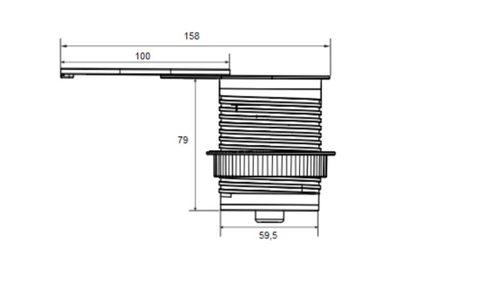 Zásuvka ELIPSA 1 x USB 5 V DC (2,4 A) / 1 x 230 V AC (16 A) stříbrná