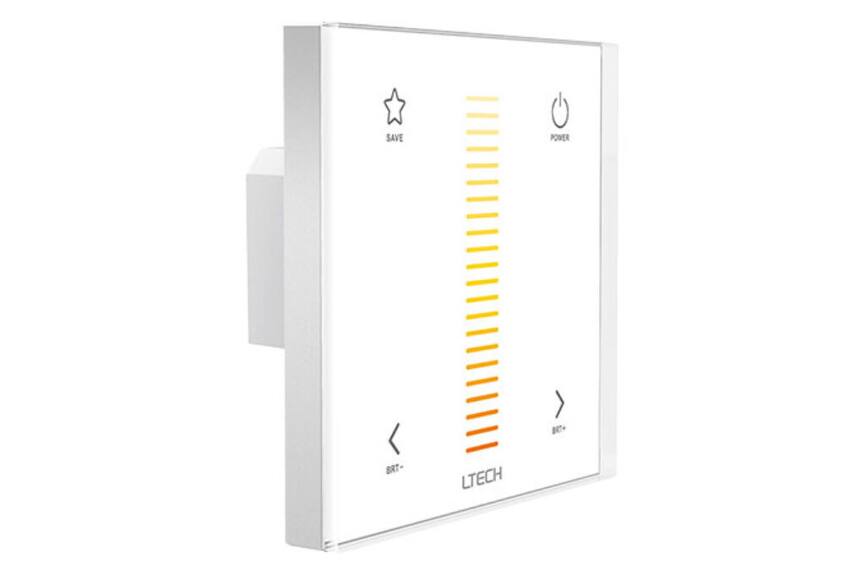 Dotykový jednozónový ovladač CTA na stěnu RF+DMX512