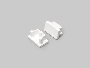 Koncovka WIRELI BEGTON12 bílá (pro difuzory typ C), pár