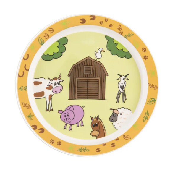 Talíř UH mělký dětský farma pr. 21,5 cm