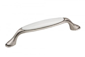 Úchytka TULIP Margarita starocín/porcelán bílý