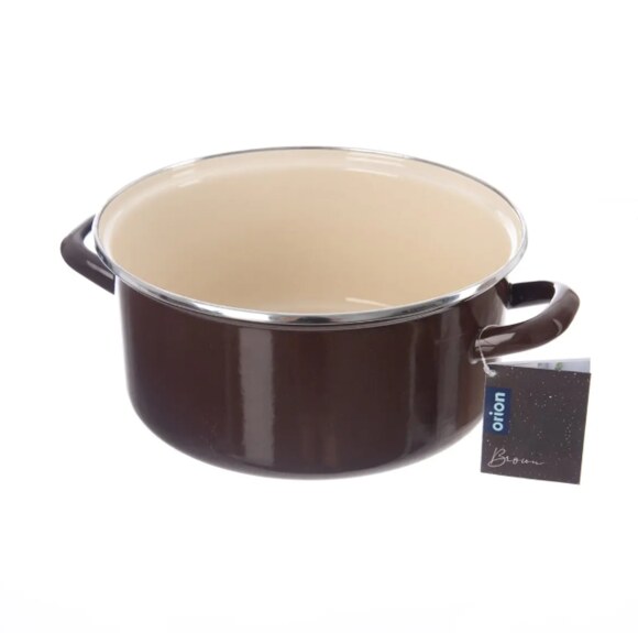 Kastrol smalt BROWN Lem 5 l