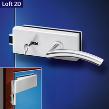 Pipa Loft HR kování na skleněné dveře