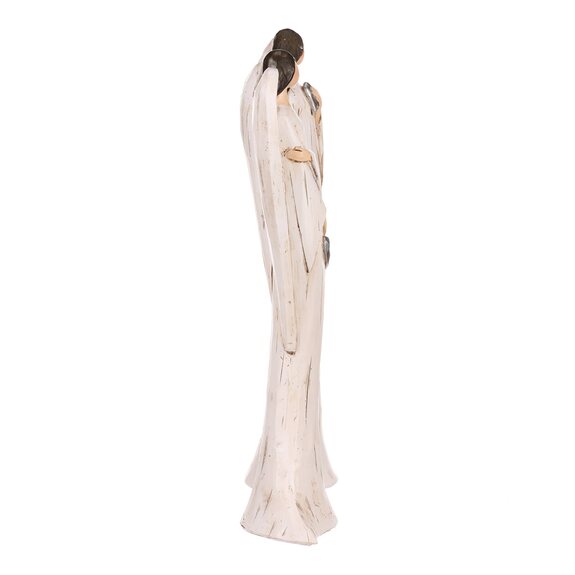 Anděl polyresinový, bílá barva, mix 2 druhů,