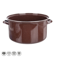Kastrol smalt BROWN Lem 13 l, náhr. 113352