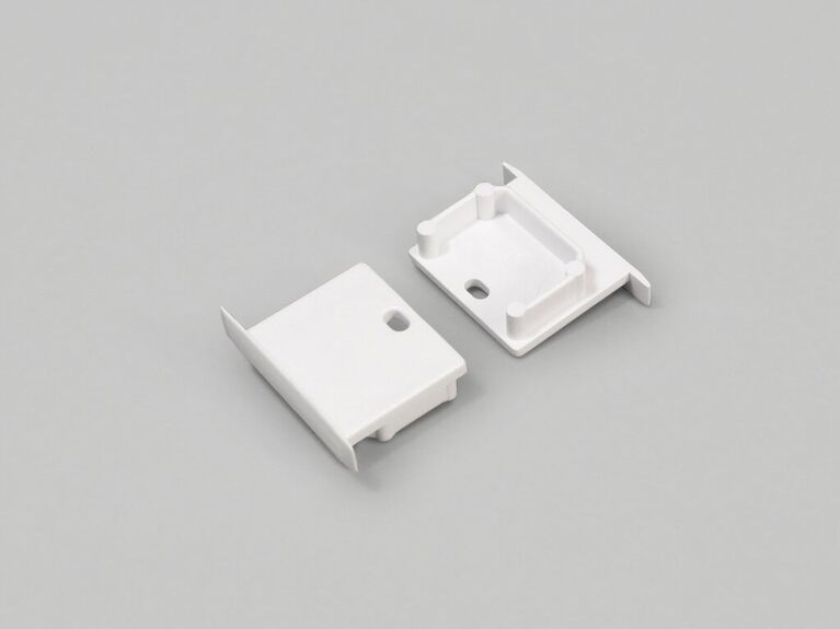 Koncovka WIRELI LINEA-IN20 bílá s otvorem, pár