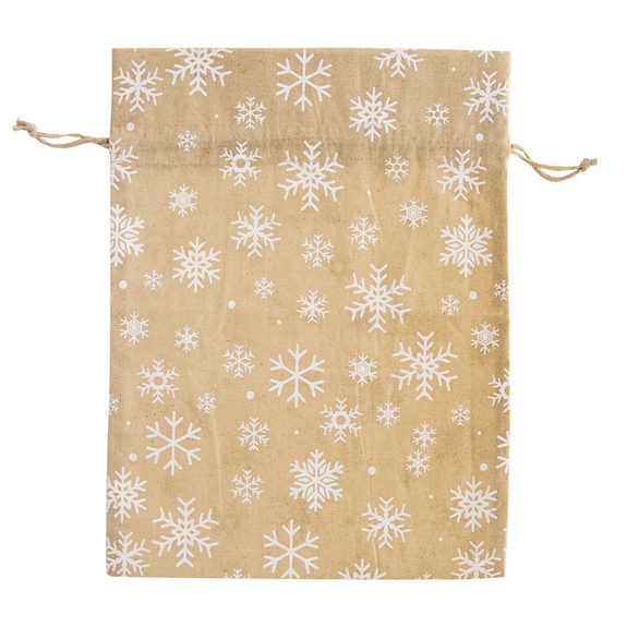 Sáček bavlna zatahovací VLOČKA 30,5x22,5 cm