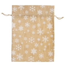 Sáček bavlna zatahovací VLOČKA 30,5x22,5 cm