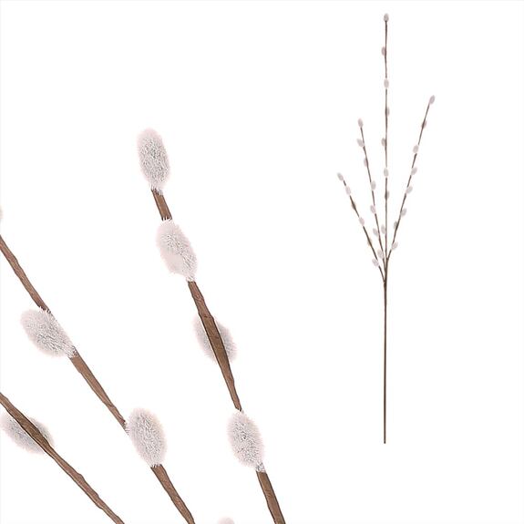 Kočičky NL0205 - umělá větvička, kvetoucí bez lístků