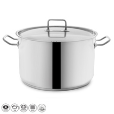 Kastrol nerez STOCK 21,5 l poklice