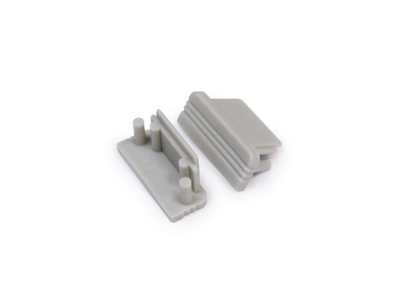 Koncovka WIRELI SURFACE10 šedá, pár