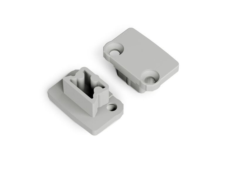 Koncovka WIRELI FLOOR8 šedá, pár