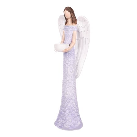 Anděl z polyresinu, svícen AND209