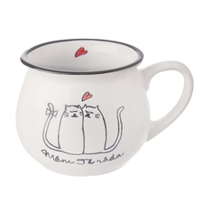 Hrnek ker. kočky Mám tě ráda 0,32 l