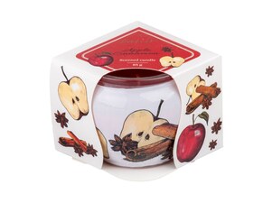 Emocio Sklo Dekor 70x62 mm Apple Cinnamon, vonná svíčka
