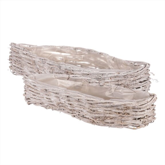 Obal proutěný ve tvaru slzy 2ks.