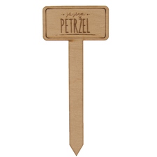 Zápich dřevo do květináče petržel