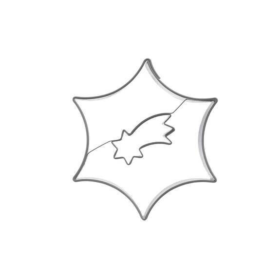 Vykrajovačka nerez hvězda oblá střed kometa