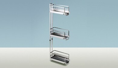 Čelní výsuv HETTICH 13936 2 police, SiSy